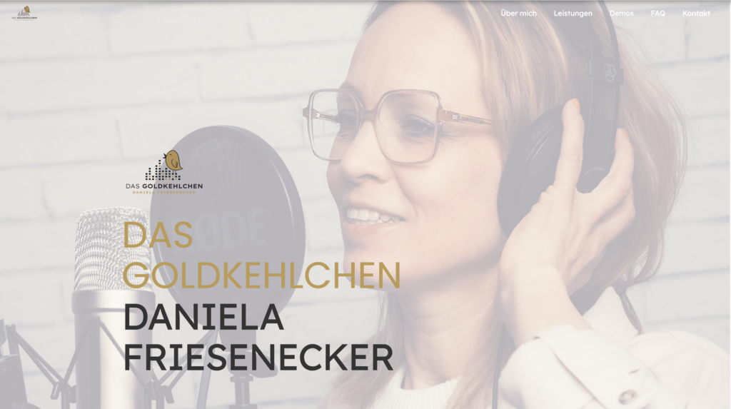 Die-Dorothee-Das-Goldkehlchen-Daniela-Friesenecker-Sprecherin-Voice-Over-German