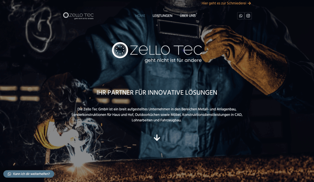 Webdesign-Gehrden-Metallbau-Zello-Tec-GmbH